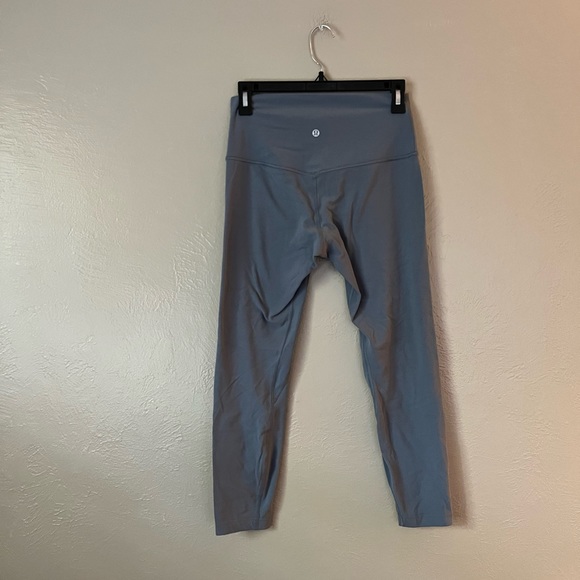 lululemon athletica Pants - LULULEMON grayish blue Capri Align leggings size 8